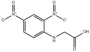 N-(2,4-二硝基苯基)氨基乙酸 结构式