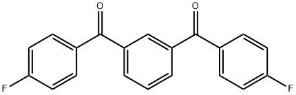 1,3-ビス(4-フルオロベンゾイル)ベンゼン 化学構造式
