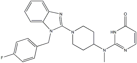 咪唑斯汀, 108612-45-9, 结构式