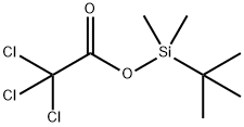 叔丁基二甲基硅基三氯乙酸酯 结构式