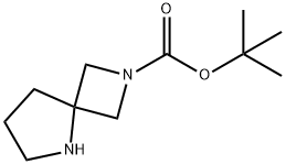 2-BOC-2,5-二氮杂螺[3.4]辛烷, 1086398-02-8, 结构式