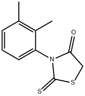 3-(2,3-二甲基苯基)-2-硫代-4-四氢噻唑酮, 108654-36-0, 结构式