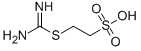 2-S-thiuronium ethanesulfonate Structure