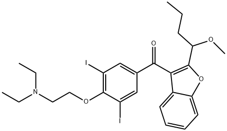 1-Methoxy AMiodarone Structure