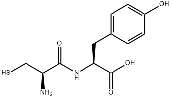 N-(L-システイニル)-L-チロシン 化学構造式