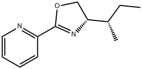 Pyridine, 2-[(4S)-4,5-dihydro-4-[(1S)-1-methylpropyl]-2-oxazolyl]- Structure