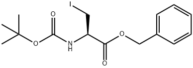 N-BOC-3-碘-L-丙氨酸苄酯, 108957-20-6, 结构式