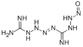 N1-ニトロソアミノ-1-テトラゼン-1,4-ジカルボアミジン 化学構造式