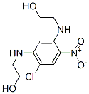2,2′-[(4-クロロ-6-ニトロ-1,3-フェニレン)ジイミノ]ビスエタノール 化学構造式