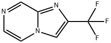 2-(トリフルオロメチル)イミダゾ[1,2-A]ピラジン 化学構造式
