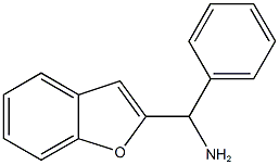 1-(1-BENZOFURAN-2-YL)-1-PHENYLMETHANAMINE HYDROCHLORIDE Structure