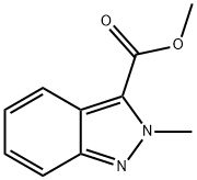 2-甲基-2H-吲唑-3-羧酸甲酯, 109216-61-7, 结构式