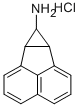 6B,7A-DIHYDRO-7H-CYCLOPROP[A]ACENAPHTHYLEN-7-AMINE HYDROCHLORIDE Struktur