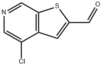 4-Chlorothieno[2,3-c]pyridine-2-carbaldehyde Structure