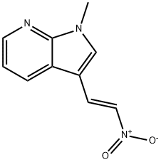 (E)-1-Methyl-3-(2-nitrovinyl)-1H-pyrrolo[2,3-b]pyridine Structure