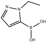 1-Ethylpyrazole-5-boronic Acid Structure