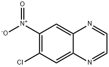 6-氯-7-硝基喹喔啉 结构式