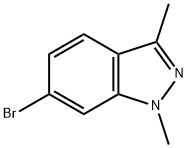 1H-Indazole, 6-bromo-1,3-dimethyl- Struktur