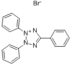 2,3,5-TRIPHENYLTETRAZOLIUM BROMIDE Structure