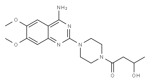 奈达唑嗪 结构式