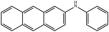 N-苯基-2-蒽胺 结构式