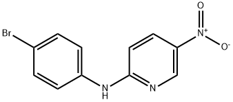 (4-bromo-phenyl)-(5-nitro-[2]pyridyl)-amine Struktur