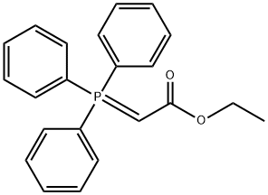 乙氧甲酰基亚甲基三苯基膦, 1099-45-2, 结构式