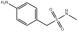4-Amino-N-methylbenzenemethanesulfonamide Struktur
