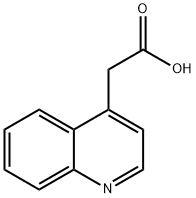 喹啉-4-乙酸, 109922-57-8, 结构式