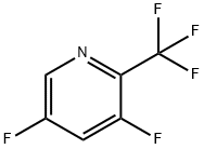 3,5-Difluoro-2-(trifluoromethyl)pyridine Struktur