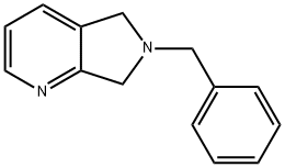 6-苄基-6,7-二氢-5H-吡咯并[3,4-B]吡啶 结构式