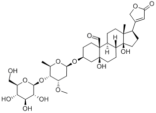 毒毛花苷K, 11005-63-3, 结构式