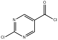 5-Pyrimidinecarbonyl chloride, 2-chloro- (9CI) Struktur