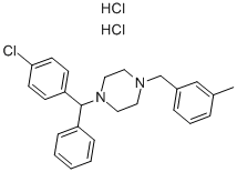 Meclizine dihydrochloride Struktur