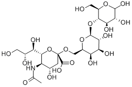 N-ACETYLNEURAMIN-LACTOSE Structure
