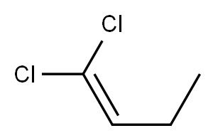 1,1-二氯丁烯 结构式