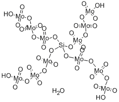 12-MOLYBDOSILICIC ACID HYDRATE Struktur