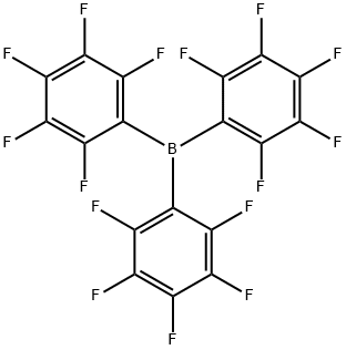 三(五氟苯基)硼烷 结构式