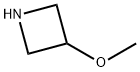 3-甲氧基-氮杂环丁烷 结构式