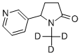 DL-コチニン-D3(N-メチル-D3) 化学構造式