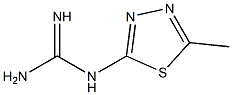 1-(5-甲基-1,3,4-噻二唑-2-基)胍 结构式