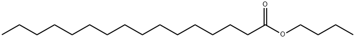 パルミチン酸ブチル 化学構造式