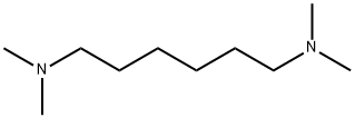 N,N,N',N'-テトラメチル-1,6-ジアミノヘキサン 化学構造式
