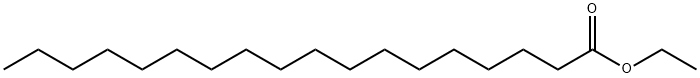 ステアリン酸エチル 化学構造式