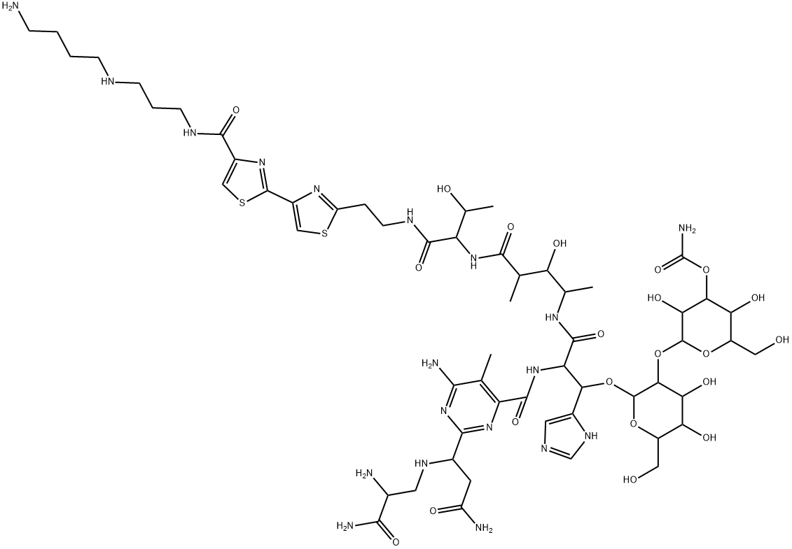 博来霉素 A5, 11116-32-8, 结构式