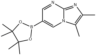 IMidazo[1,2-a]pyriMidine, 2,3-diMethyl-6-(4,4,5,5-tetraMethyl-1,3,2-dioxaborolan-2-yl)- Structure