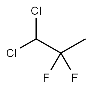 Hydrochlorofluorocarbon-252 (HCFC-252) Struktur
