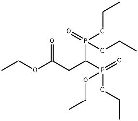 Tetraethyl(ethoxycarbonylethylidene)bisphosphonate, 1112-29-4, 结构式