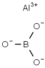 Boric acid, aluminum salt Structure