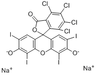 2-(2,4,5,7-テトラヨード-3-オキソ-6-ポタシオオキシ-3H-キサンテン-9-イル)-3,4,5,6-テトラクロロ安息香酸カリウム